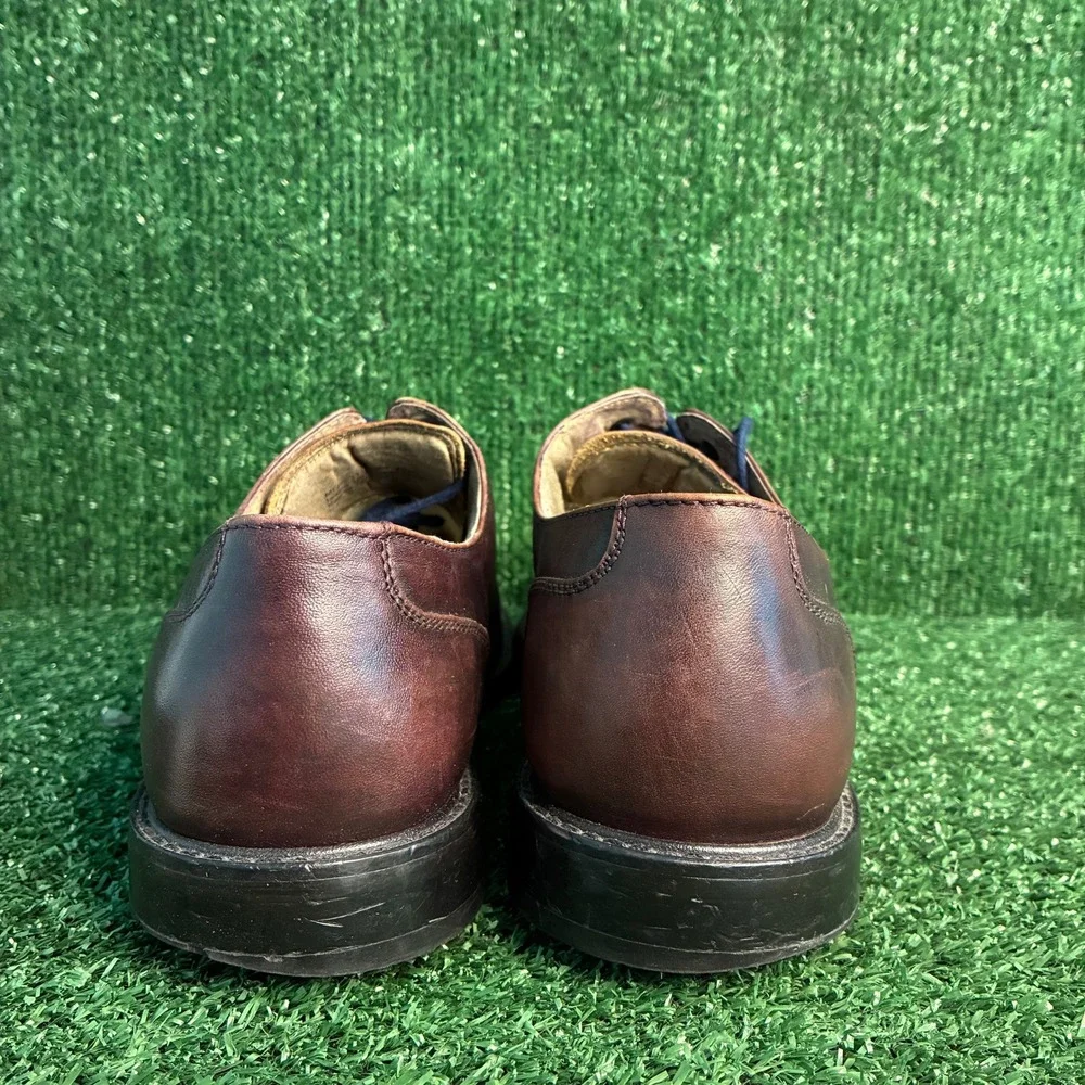 Florsheim 11175-601 Leather Square Toe Lace Up Dress Shoe Brown Mens Size 10.5 D